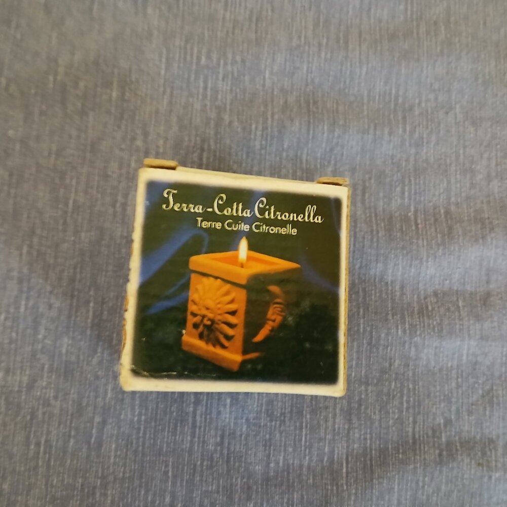 Terra-Cotta Citronella candle New